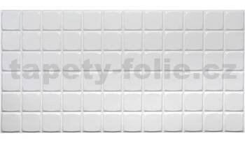 Obkladové panely 3D PVC rozměr 960 x 480 mm obklad bílý velký