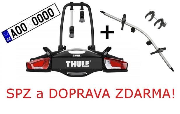Nosič 4 kol Thule VeloCompact 926+adaptér SPZ a DOPRAVA ZDARMA