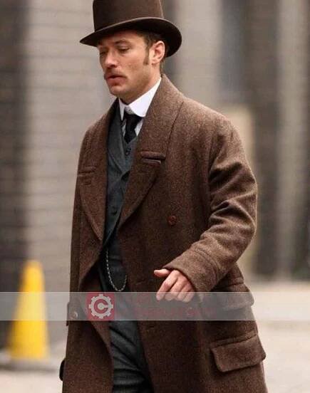 Jude Law Trench Coat | Dr. John Watson Coat Sherlock Holmes