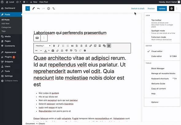 How to use Gutenberg similar to Classic Editor? - Gutenberg Hub