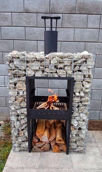 Krby - Gabion Ohniště Jenda