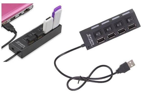 USB rozbočovač 4 porty