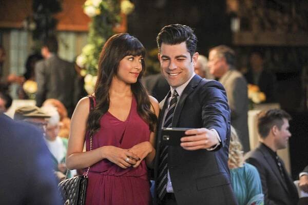 Nová holka - Oregon - Z filmu - Hannah Simone, Max Greenfield