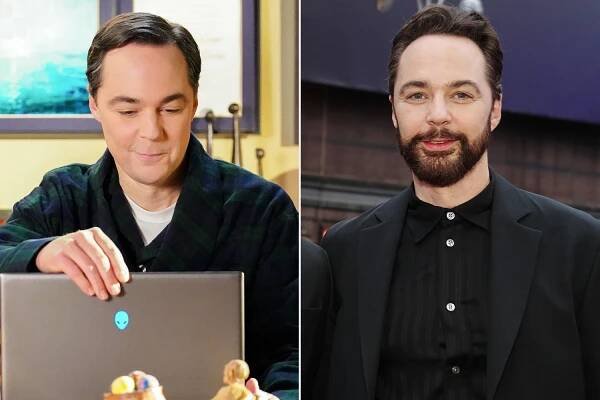 Jim Parsons as Sheldon Cooper on the series finale of YOUNG SHELDON; Jim Parsons attends "Good Night, And Good Luck" Broadway Opening Night at Winter Garden Theatre on April 03, 2025 in New York City