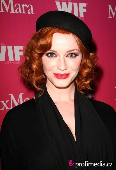 Christina Hendricks - celebrity účes - HappyHair