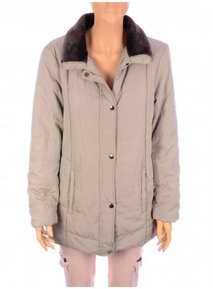 Bunda AnneDeLancay vel. S/M běžovo-šedá mírně zateplená - Second hand online AXEL