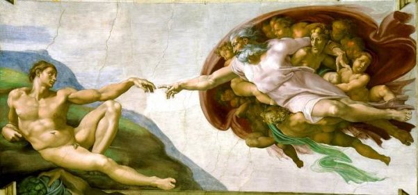 Michelangelo - Stvoření Adama