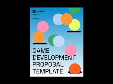 Game Development Proposal Template PandaDoc