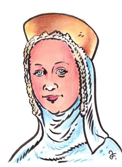 Eliška Přemyslovna (Kresba: Jiří Filípek)