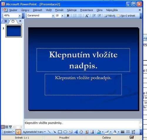 Power Point - šablona