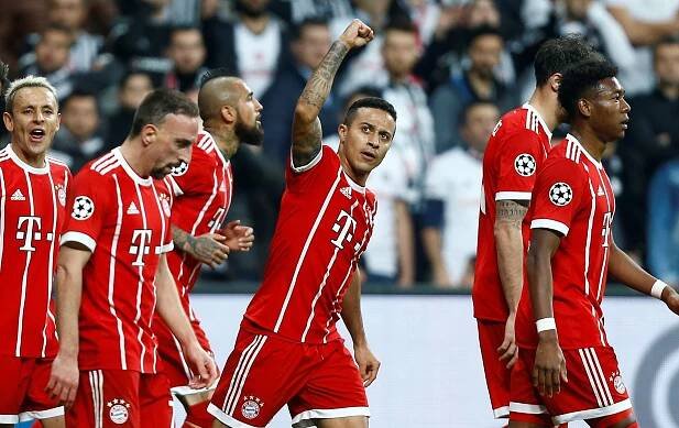 8:1. Bayern se s Besiktasem nemazlil ani v odvetě a bez potíží postoupil do čtvrtfinále Ligy mistrů