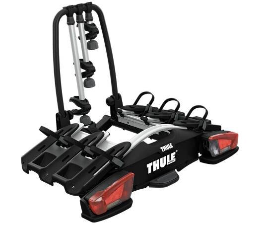 Thule VeloCompact F 3-bike platform towbar bike rack 13-pin for FIX4BIKE black/aluminium