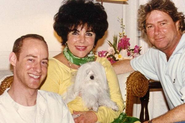 Elizabeth Taylor, Tim Mendelson, Larry Fortensky