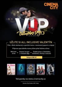 Nechte se na Valentýna hýčkat ve VIP kině Cinema City » Pro-miminka.cz Akce %