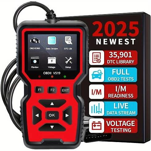 Professional * Car Scanner Diagnostic Tool - Suitable for Reading Vehicle Codes, Clearing Fault Codes, 35901 Trouble Code Library, Real-Time Data S