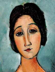 Amedeo Modigliani (1884-1920) Christina 80 x 69 cm. (31.5 x 27 1/8 in.)
