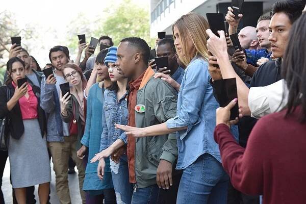 The Orville - Pravidlo většiny - Z filmu - Penny Johnson Jerald, Halston Sage, J. Lee, Adrianne Palicki