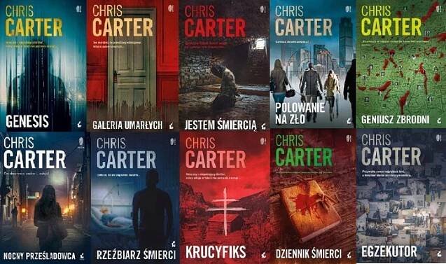 Egzekutor Chris Carter pakiet 10 książek