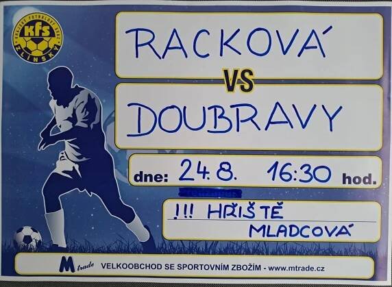 OBEC DOUBRAVY - FC Doubravy zve na první utkání 