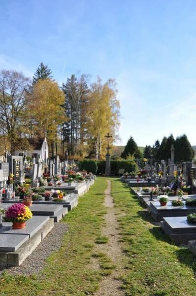 Běšiny | Detail hřbitova | Databáze historických hřbitovů