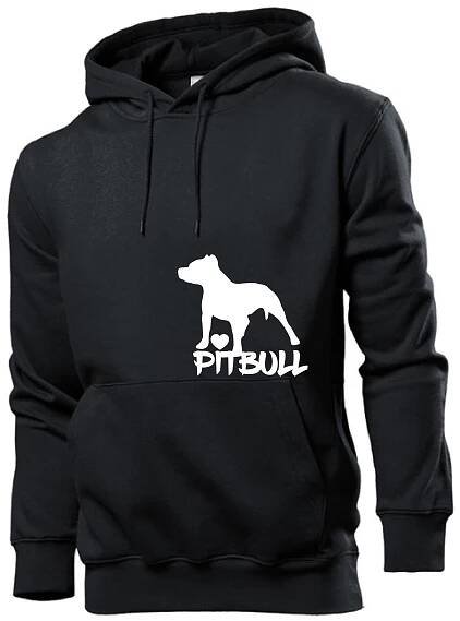 PRO PEJSKAŘE - podle rasy | Mikina s potiskem Pitbull | www.rockbell.cz - Oblečení s potiskem pro pejskaře. Potisk oblečení a dárků, trička, mikiny, tepláky ,legíny, hrnky, polštáře