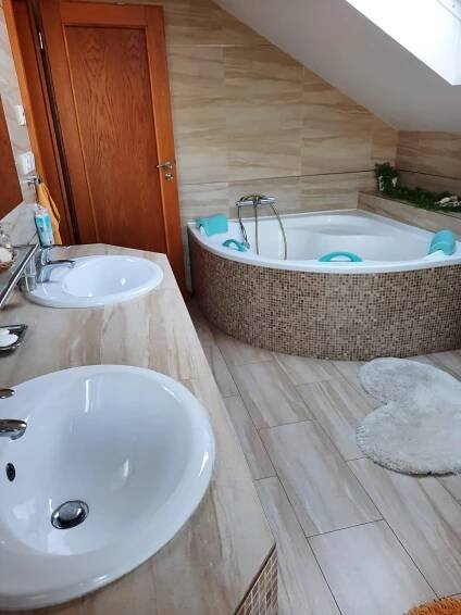 Koupelna v ubytování Apartmán Mikulov