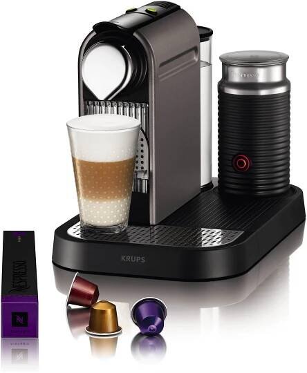 NESPRESSO Krups Citiz&Milk XN730T10, titan