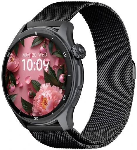 Chytré hodinky Madvell Talon 2 s GPS a bluetooth voláním černé s kovovým řemínkem