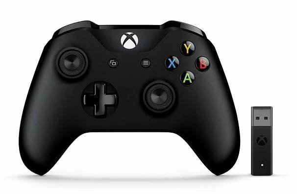 Microsoft Xbox Controller + Wireless Adapter Černá Gamepad PC, Xbox One (4N7-00002) Photo#1
