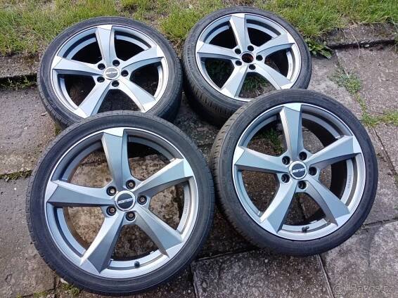 Obutá Alu kola 18ky 5x112 ŠKODA AUDI VW SEAT FORD - Rychnov nad Kněžnou - Bazar