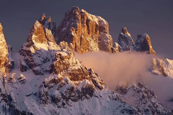 San Martino di Castrozza - Passo Rolle - Pale di San Martino al tramonto ph.K.Schoenberger