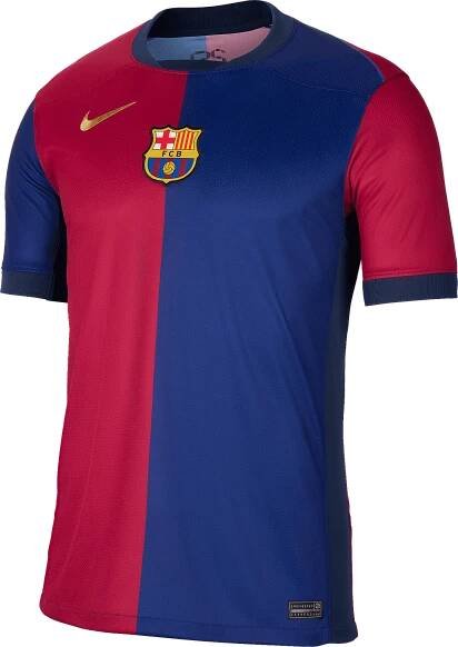 Pánský domácí dres s krátkým rukávem Nike FC Barcelona Stadium 2024/25