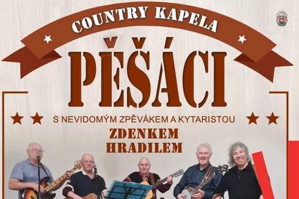 Koncert country kapely Pěšáci