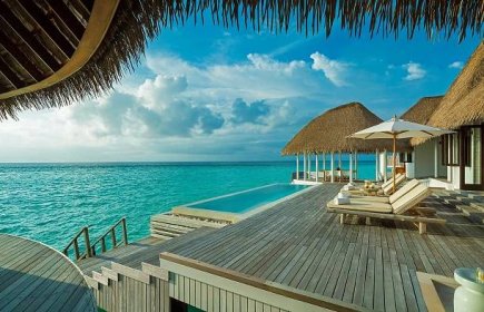 Como Villa deck. COMO Maalifushi, Maldives. Hotel Review by TravelPlusStyle. Photo © COMO Hotels & Resorts