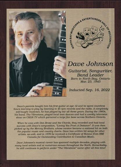 2022 Inductees – North Bay Entertainers' Hall of Recognition