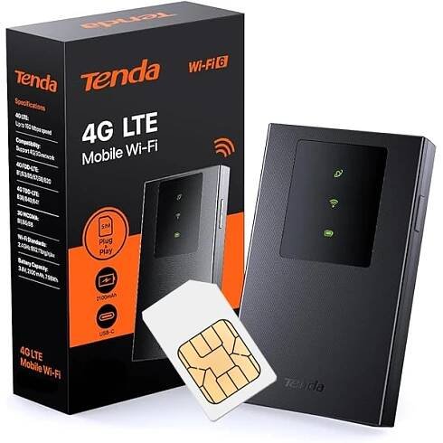 Přenosný mobilní router na SIM kartu Kapesní WiFi 4G LTE MiFi