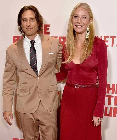 Brad Falchuk and Gwyneth Paltrow attend the Los Angeles premiere of Netflix's 