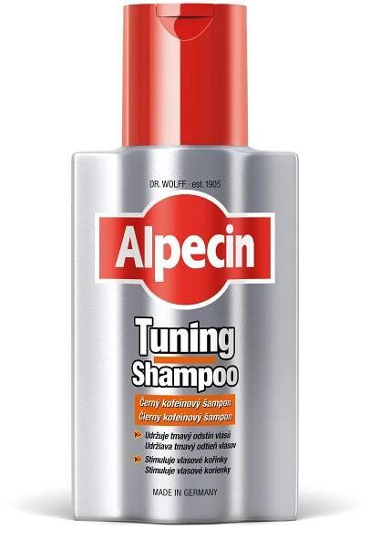 Alpecin Černý kofeinový šampon Tuning (Shampoo) 200 ml