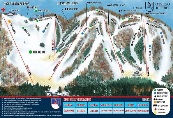 Otsego Resort Ski Conditions & Updates