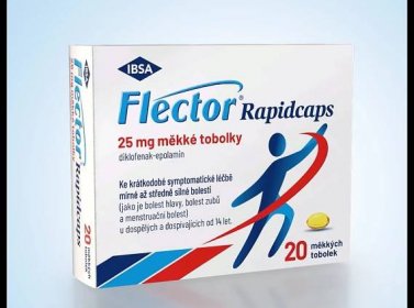 Flector® Rapidcaps rychlá léčba bolesti