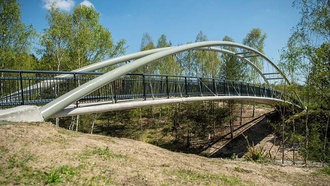 Obrázek v galerii pro Lávka pro pěší a cyklisty Svárov-Kopeček