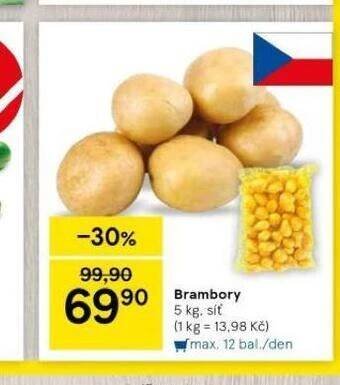 Tesco Brambory nabídka