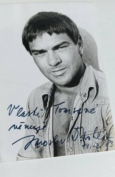 Jaroslav DRBOHLAV (VZÁCNÉ) - originální AUTOGRAM na ČB fotografii - Ostatní sběratelské předměty
