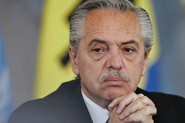 El ex presidente de Argentina, Alberto Fernández, en Buenos Aires, en 2023.