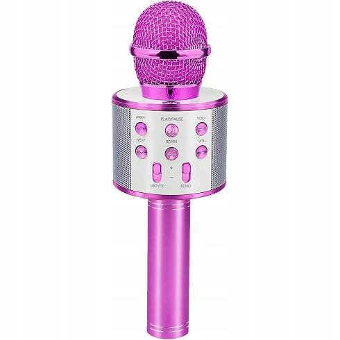BEZDRÁTOVÝ MIKROFON KARAOKE BLUETOOTH REPRODUKTOR DÁREK PRO DĚTI - Allegro