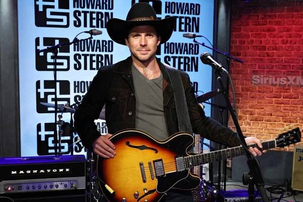 Lukas Nelson appears on SiriusXM's 'The Howard Stern Show' at SiriusXM Studios on June 24, 2025 in New York City.