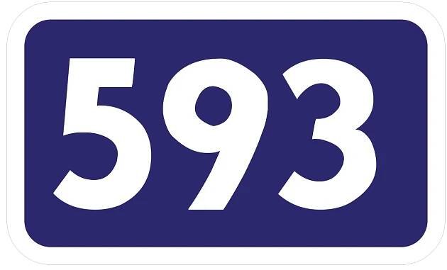 Soubor:Cesta II. triedy číslo 593.svg – Wikipedie