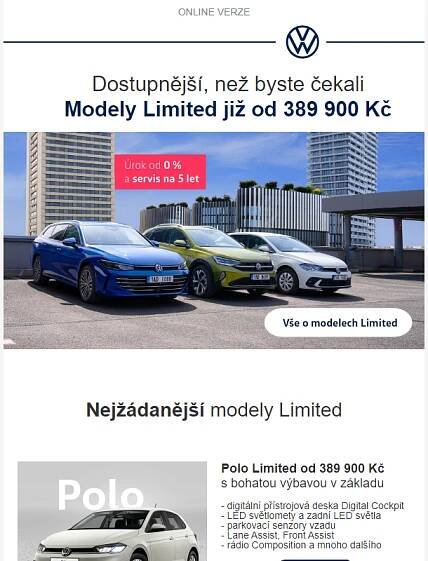 Limited od 389 900 Kč a s úrokem od 0 % | e-dotace až 100 000 Kč a mnoho dalšího