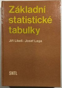 Základní statistické tabulky (Jiří Likeš, Josef Laga)