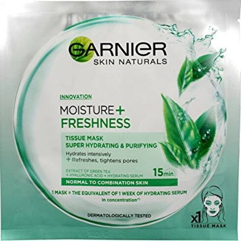 Garnier Moisture + Freshness (Tissue Super Hydrating & Purifying mask) 1 ks od 45 Kč